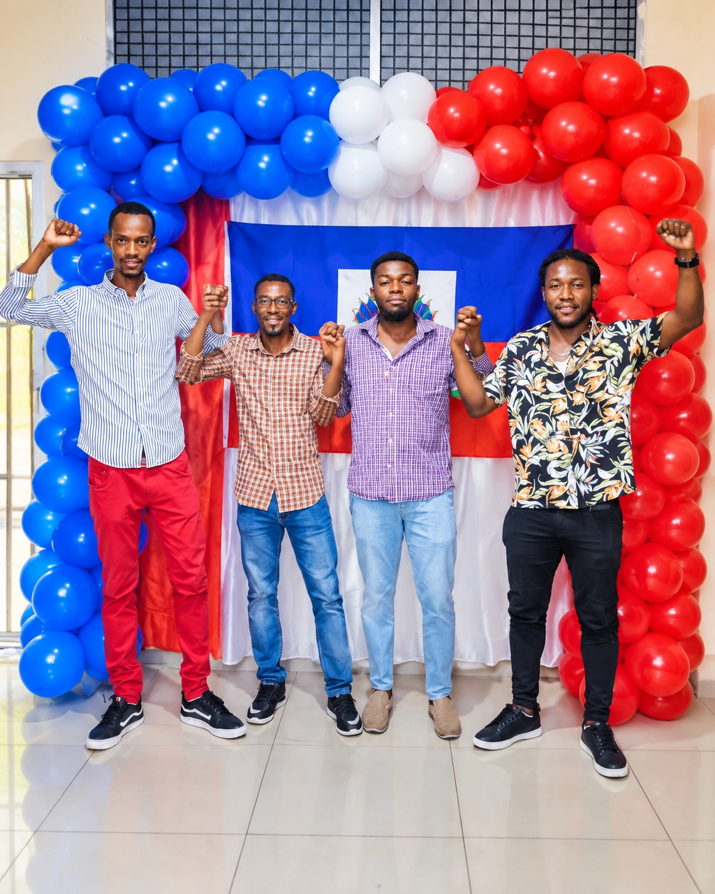 Buzz INCC team members celebrating together on May 18